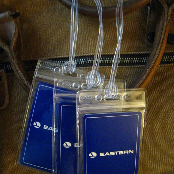 ✈️ Eastern Airlines Vintage Cards Luggage Tags (3) - Picture 3 of 5